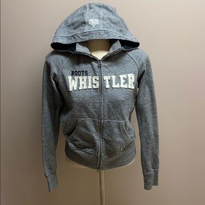 Roots whistler salt and pepper hoodie sweater